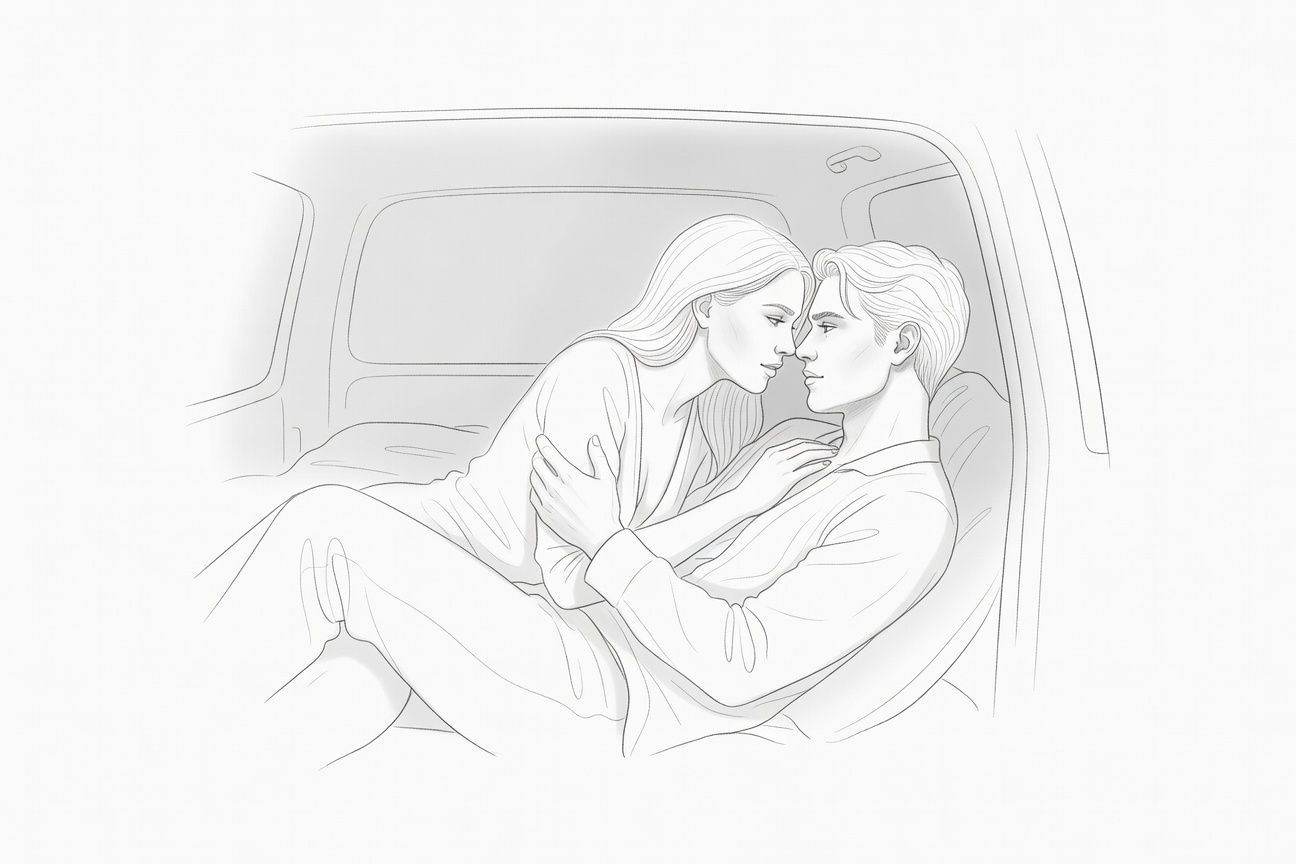 Autostopowa pokusa: od wspólnej drogi do namiętnego noclegu w vanie Fabiana