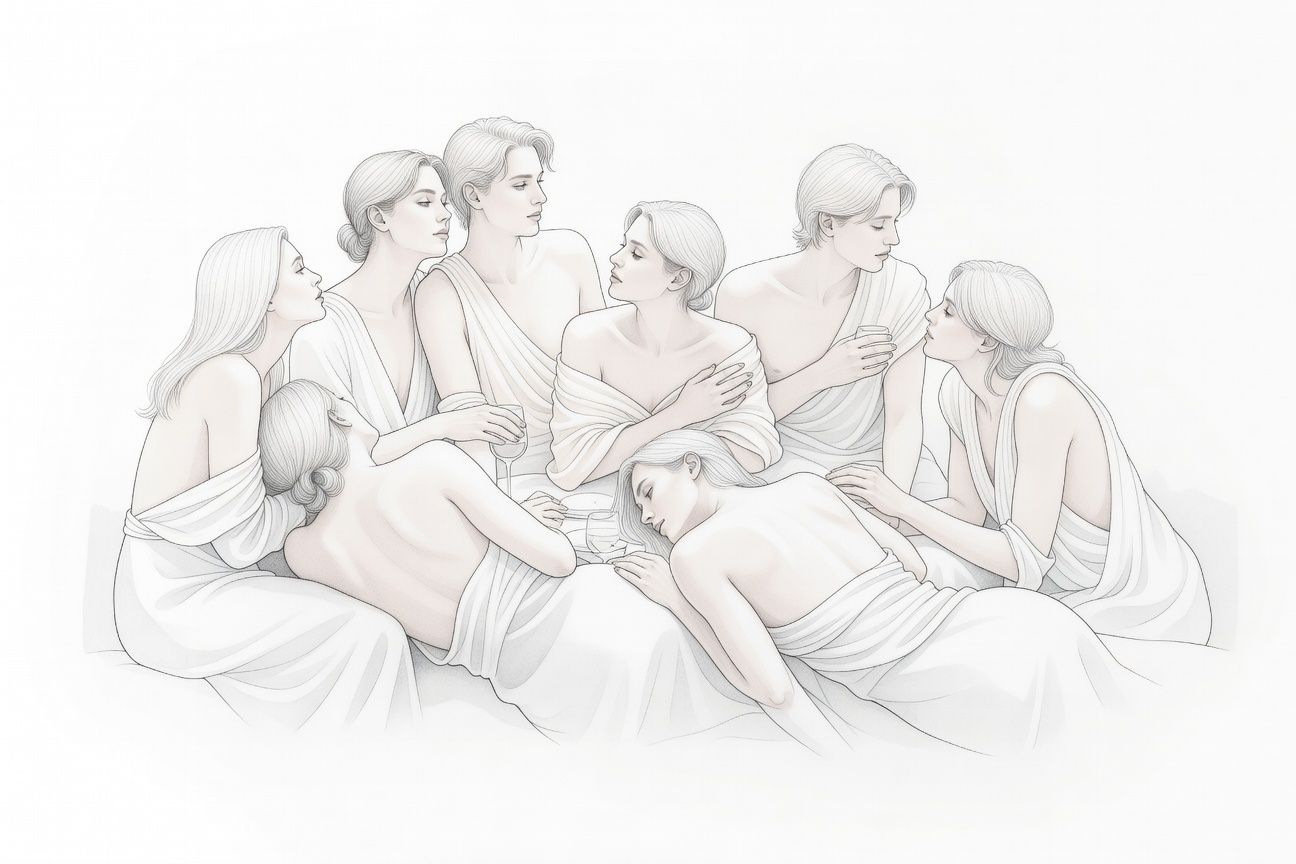 Erotyczna gra towarzyska zamienia kolację w dziką orgię z przyjaciółmi